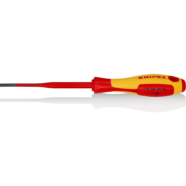 KNIPEX Schraubendreher Slim f.Schlitzschr. 202mm 98 20 35 SL